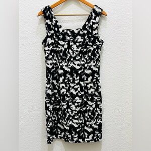 Connected Apparel Women’s Black & White Dress